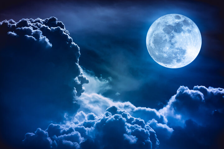 Ein atemberaubender "blauer Mond" gesellt sich diese Woche zu anderen Himmelswundern
